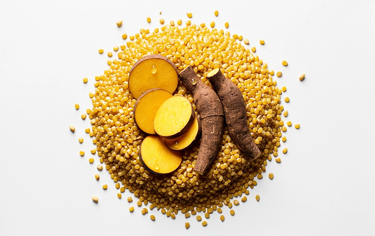 Detalle de superalimentos peruanos